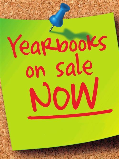 post it note with yearbooks on sale now